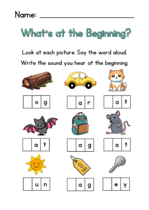 Phonics Worksheets for Grade 1 – Free Printable Sounds & Rhymes - Image 2