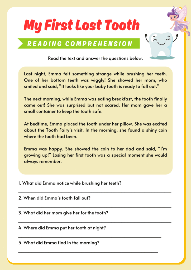 Reading fluency practice