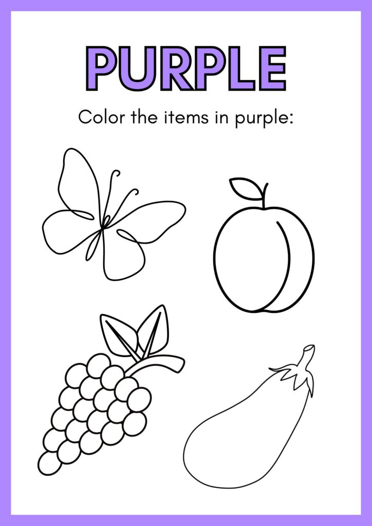 coloring worksheet for kids