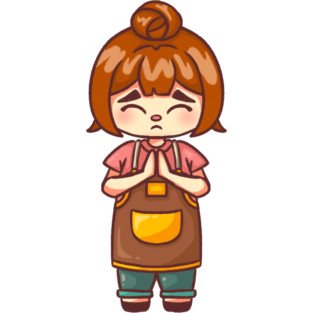 a child saying sorry as a polite apology, cartoon illustration on white background