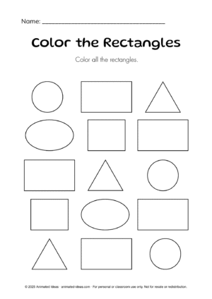 The Rectangle Worksheets – Printable Activities for Kids - Image 9