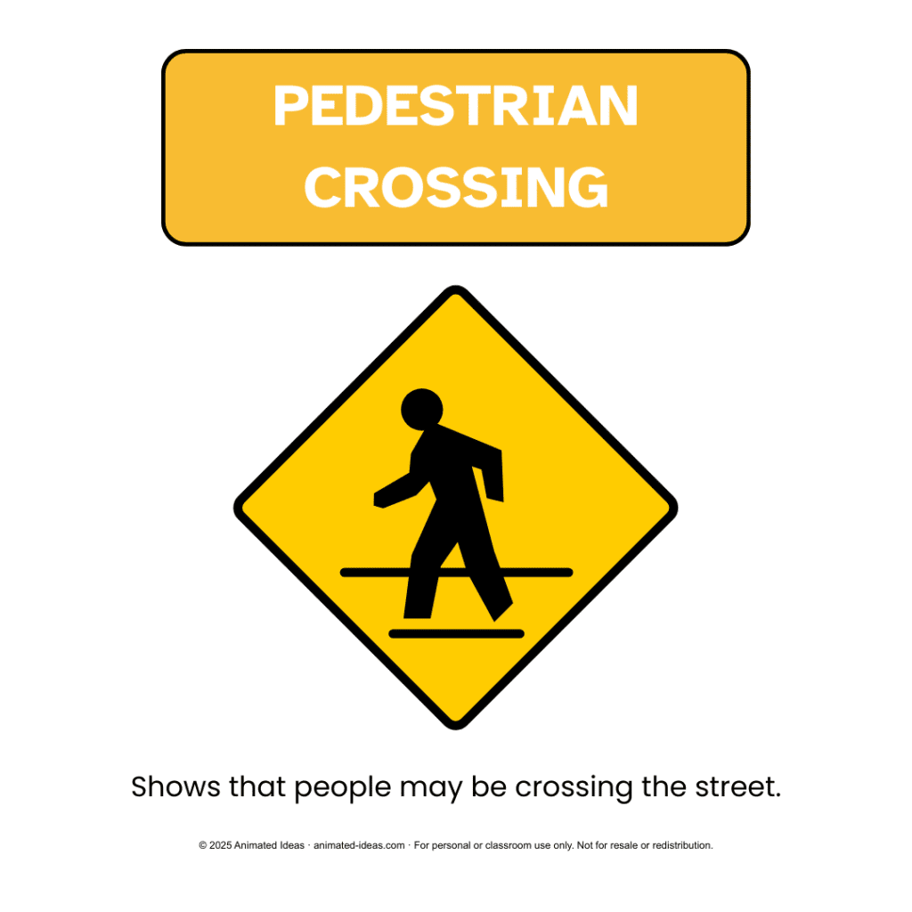 Pedestrian Crossing Sign