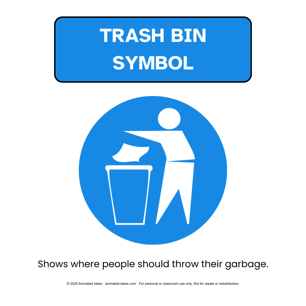 Trash Bin Symbol
