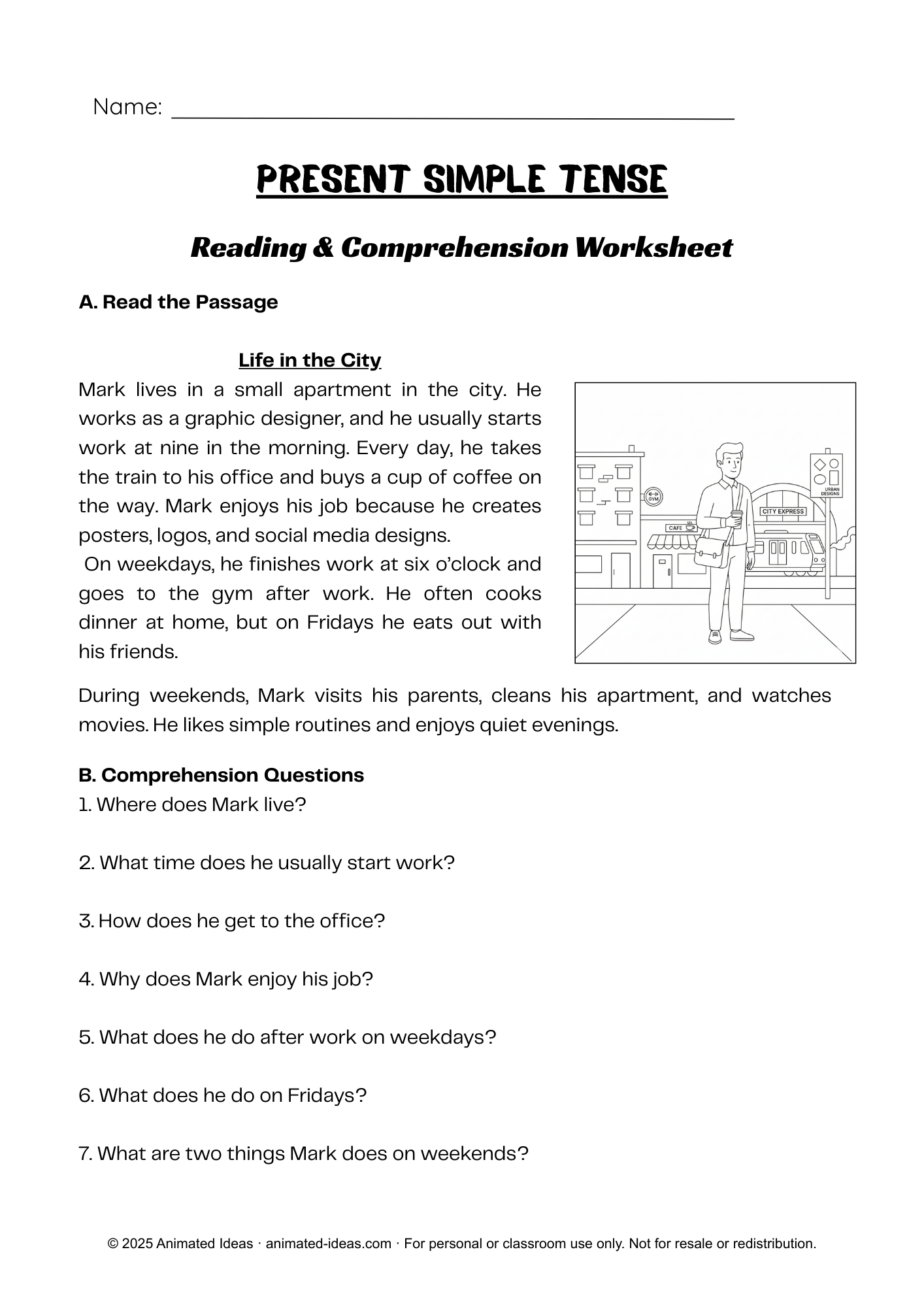Present Simple Worksheets: Grammar Practice - Image 6