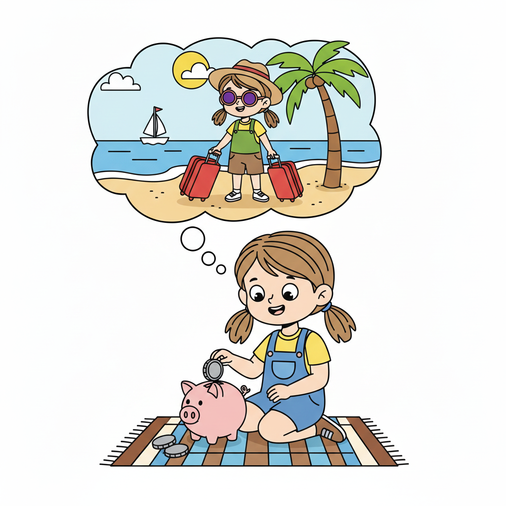 Illustration showing the mixed conditional sentence: “If she had saved more money, she would be traveling now,” highlighting the past condition and present result.