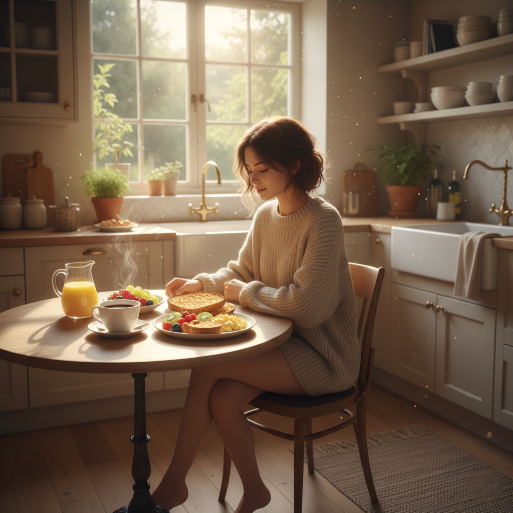 Daily habits shown using the Present Simple tense