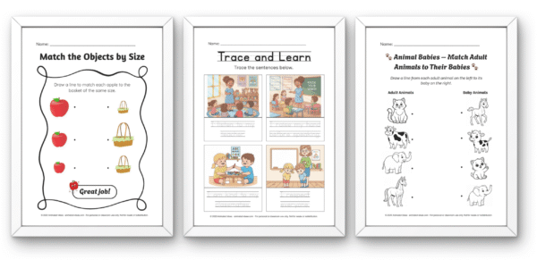 Preschool Worksheets